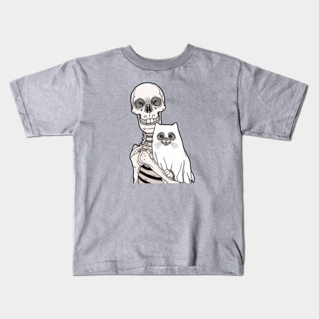 Boo! Kids T-Shirt by tiina menzel